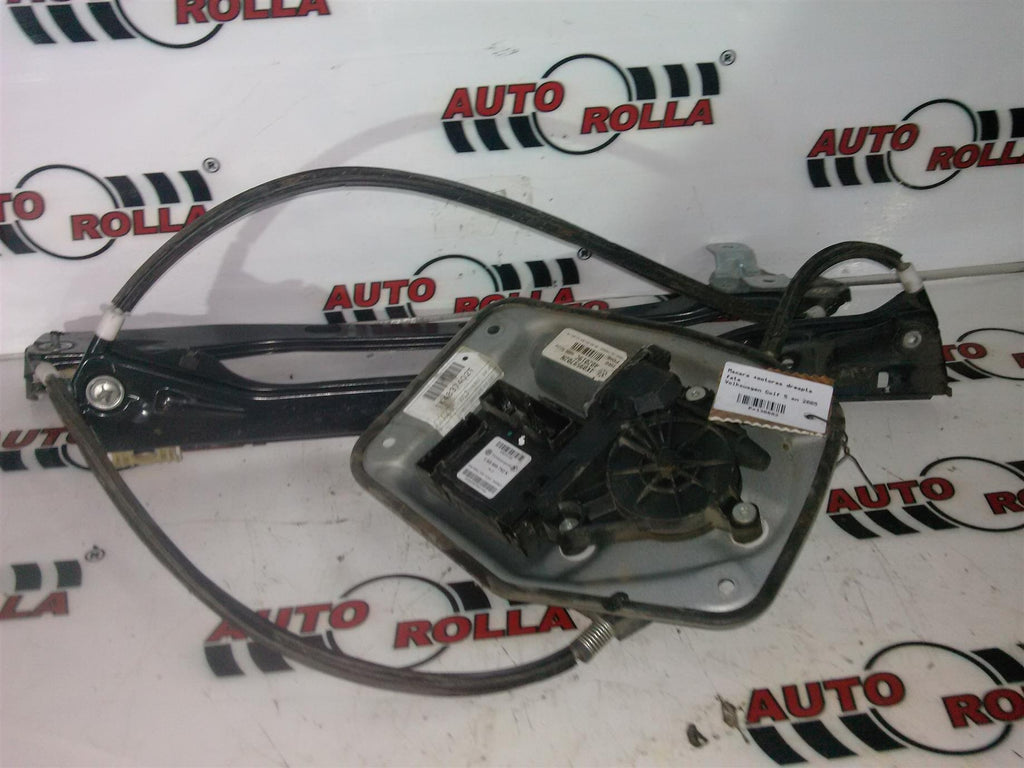 Macara +motoras dreapta fata Volkswagen Golf 5 an 2005