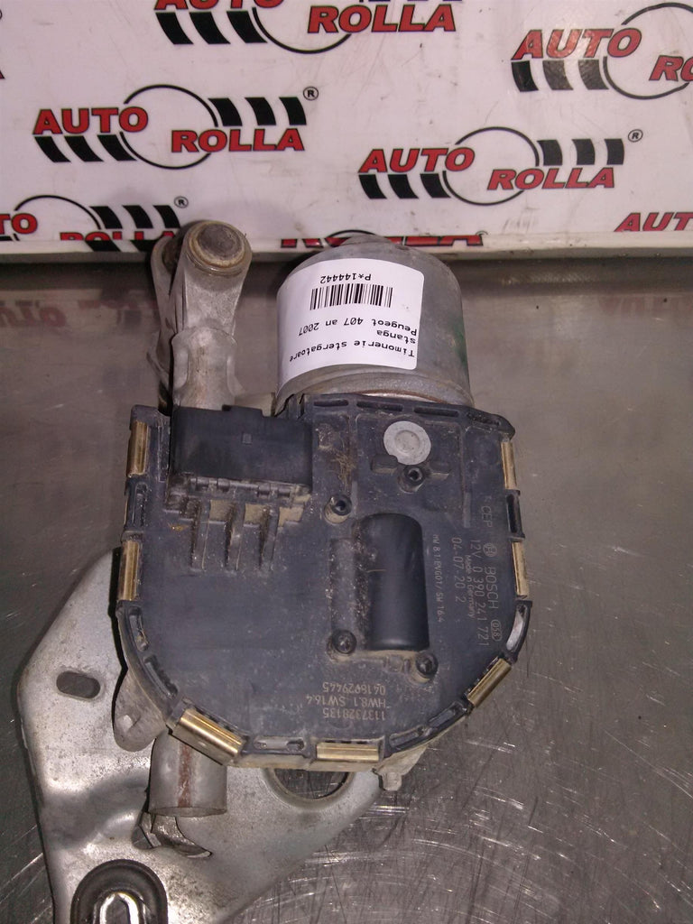 Timonerie stergatoare stanga Peugeot 407 an 2007