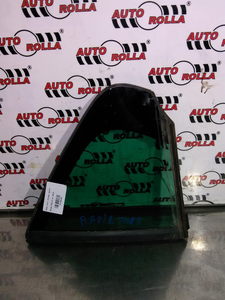 Geam colt stanga spate Skoda Rapid an 2018