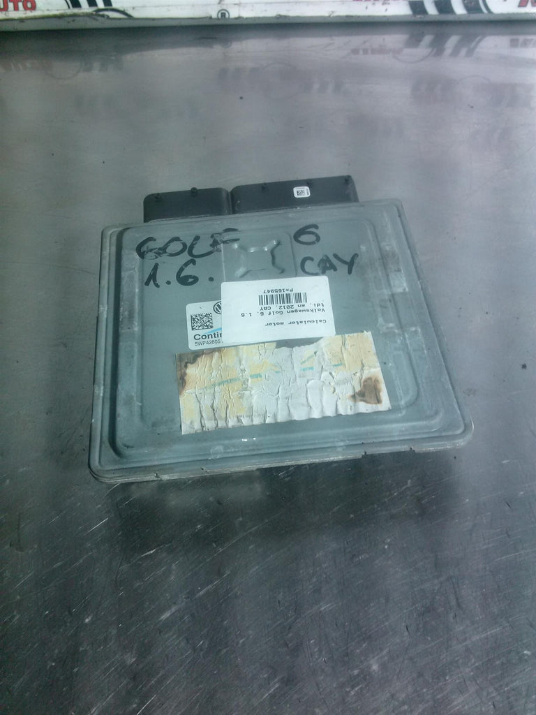 Calculator motor Volkswagen Golf 6, 1.6 tdi, an 2012, CAY