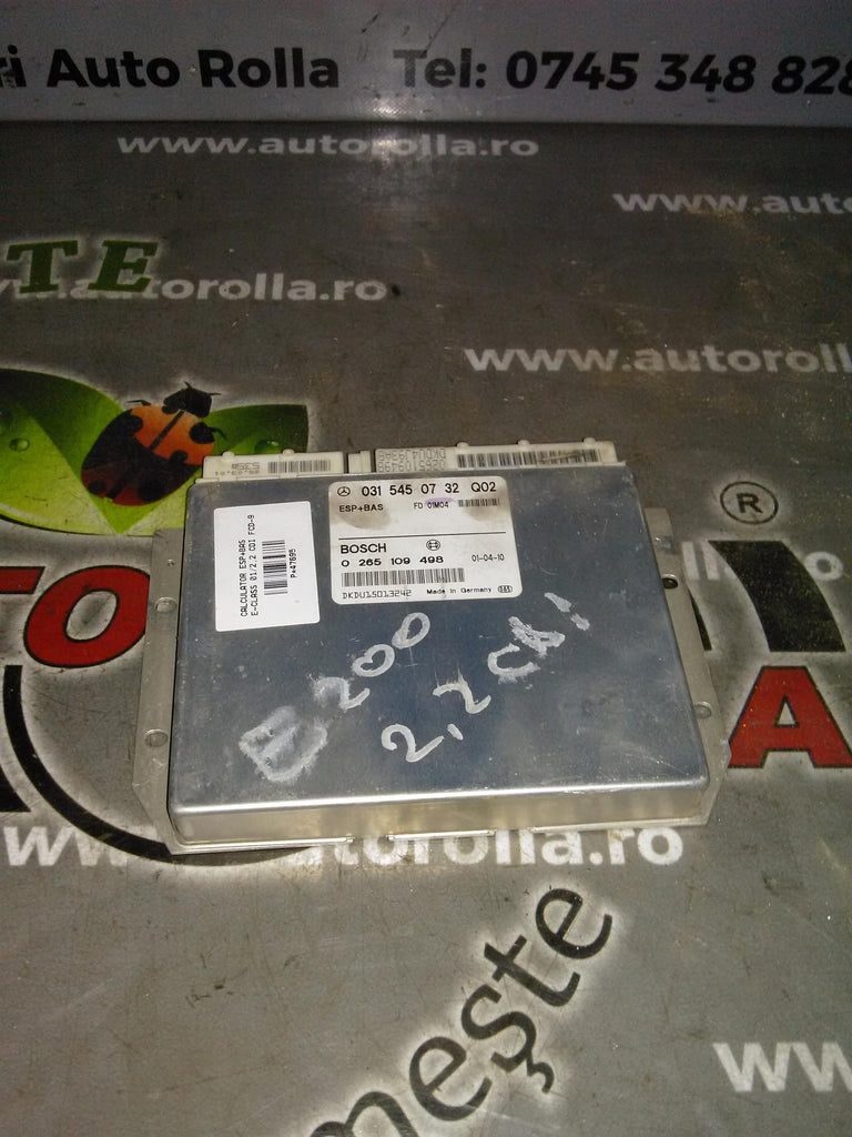 calculator esp si bas Mercedes Eclass 2.2CDI an 2001