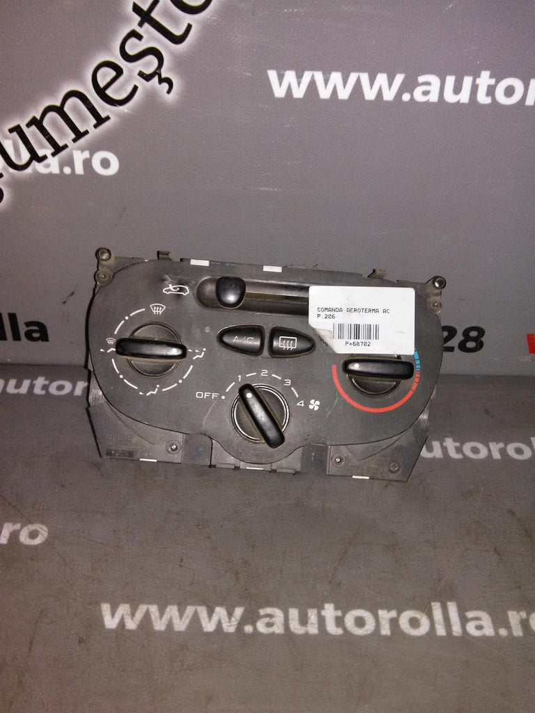 comanda aeroterma ac Peugeot 206