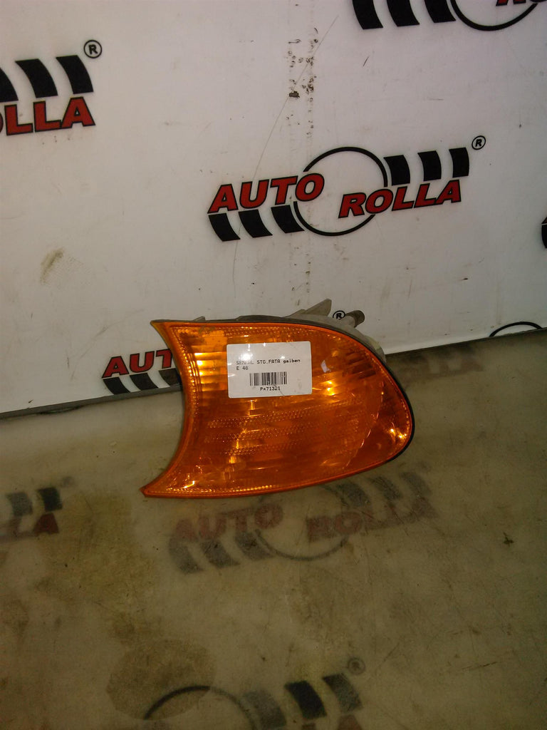 semnal stanga fata galben BMW E46