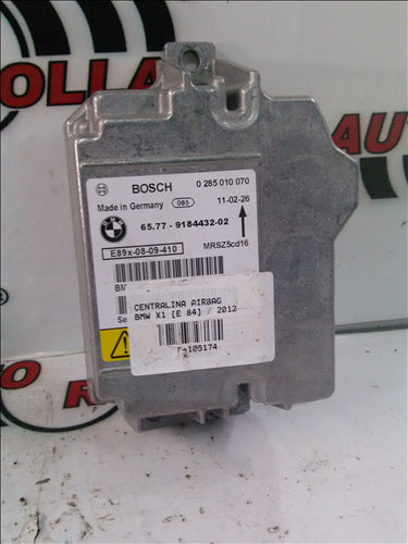 centralina airbag BMW X1 E84, an 2012