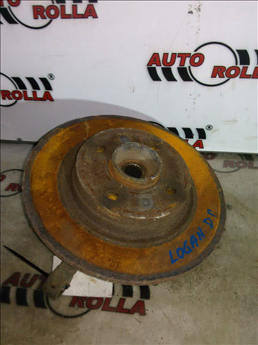 Fuzeta dreapta fata si disc neventilat (fara abs) Dacia Logan 1.4S