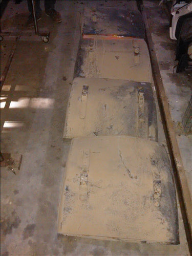 aparatori noroi punte spate Daf CF 8x4, an 2008